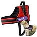 PetLove Dog Harness, Adjustable Soft Leash Padded No Pull Dog Harness for Small Medium Large Dogs, Red