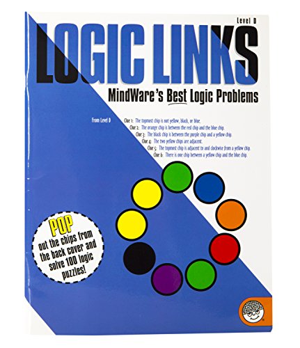 MindWare Logic Links: Level D 100 Puzzles Great For Teaching Logical Deduction Challenging and Engaging Grades 7-12