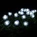 LED SopoTek LED 4.8m 20 LED Solar Outdoor String Fairy Lights Chuzzle Ball Solar Powered Outdoor String Lights for Outside Garden Camping Patio Party Christmas (20LED Cool white Color)