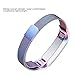 Tecson Metal Milanese Replacement Bands Compatible Fitbit Alta and Alta HR and Ace, Small, Colorful