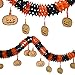 3Pcs 10Ft Precious Halloween Pumpkin Paper Chain Garland Decoration Prop Shape OH