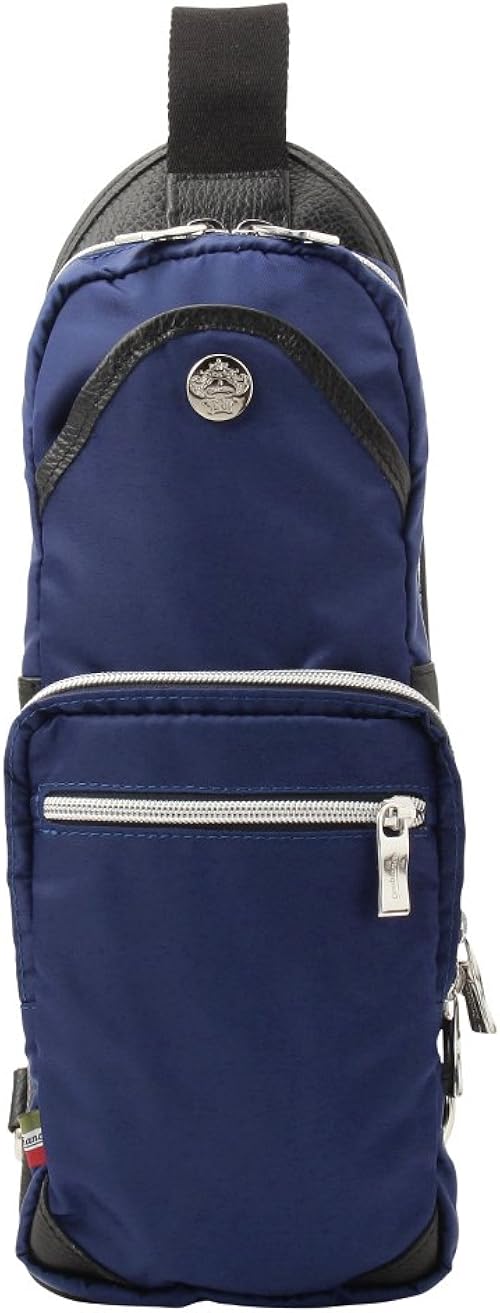 Amazon オロビアンコ Orobianco バッグ Bag メンズ ボディバッグ スリングバッグ ナイロン レザー Giacomio 並行輸入品 ブルー Orobianco オロビアンコ ボディバッグ ワンショルダー