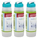 Rubbermaid 3163 Sippin Sport Chugg Bottle 32 Oz, Pack of 3