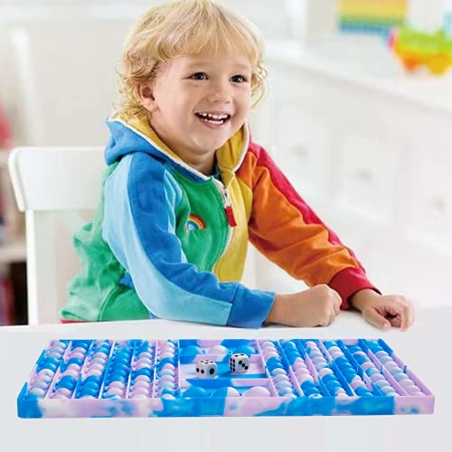 Big Size Pop 1 Pack Pop Game Board Pop Its Rainbow Chess Board Silicone Fidget Toy Popits Jumbo