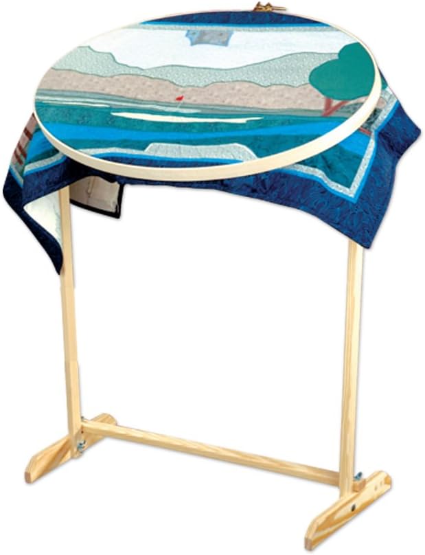 Fa Edmunds 16" X 27" Oval Quilt Hoop W/ Stand Amazon.co.uk Kitchen & Home