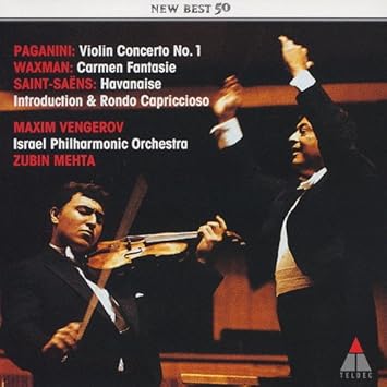Amazon カルメン幻想曲 スーパー ヴァイオリンの名技 ヴェンゲーロフ マキシム パガニーニ サン サーンス ワックスマン メータ ズービン ヴェンゲーロフ マキシム イスラエル フィルハーモニー管弦楽団 交響曲 管弦楽曲 協奏曲 音楽