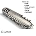 Geralt Pocket Knife 11-in-1 Premium Multi-Tool Heavy Duty Stainless Steel Construction Multi-Function Silver *Survivor Series* With Bottle Opener, Large Folding Knife, Phillips and Flathead Screwdrivers, Saw, Scissors, and More (in Tin or Gift Box)