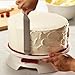 Cake Boss Decorating Tools Plastic Cake Decorating Turntable, Cream with 
