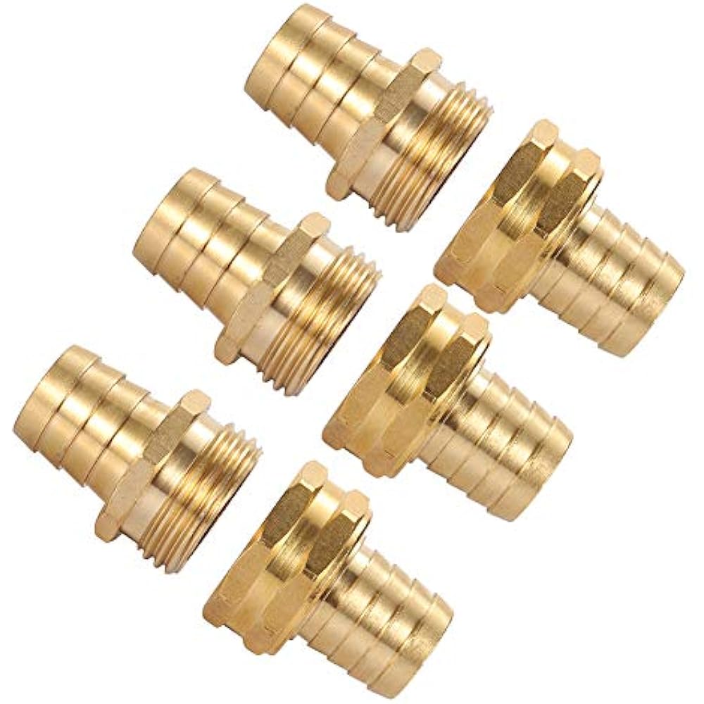 3Sets Brass Garden Hose Mender End Repair Kit Water With Stainless