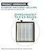 Think Crucial Replacement for Dirt Devil Style F45 HEPA Style Filter, Foam Pre-Filter, & Exhaust Filter, Compatible With Part # 2KQ0107000, 2KQ0104000 1KQ0106000