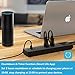 Smart Power Strip Alexa, TESSAN WiFi Multi Outlets with 3 USB Ports & 4 Remote Controlled AC Plugs, Overload Switch Charging Station with 6FT Extension Cord, Work with Echo/Google Home/IFTTT - Black