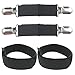 YYST NEW 4-pc Adjustable Elastic Women Stirrups & Leg Straps Women's Teen's Boot Straps Pant Clips Ankle Straps
