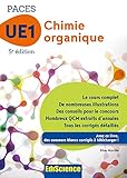 Image de Chimie organique UE1 PACES : manuel, cours + QCM corrigés 5e éd.