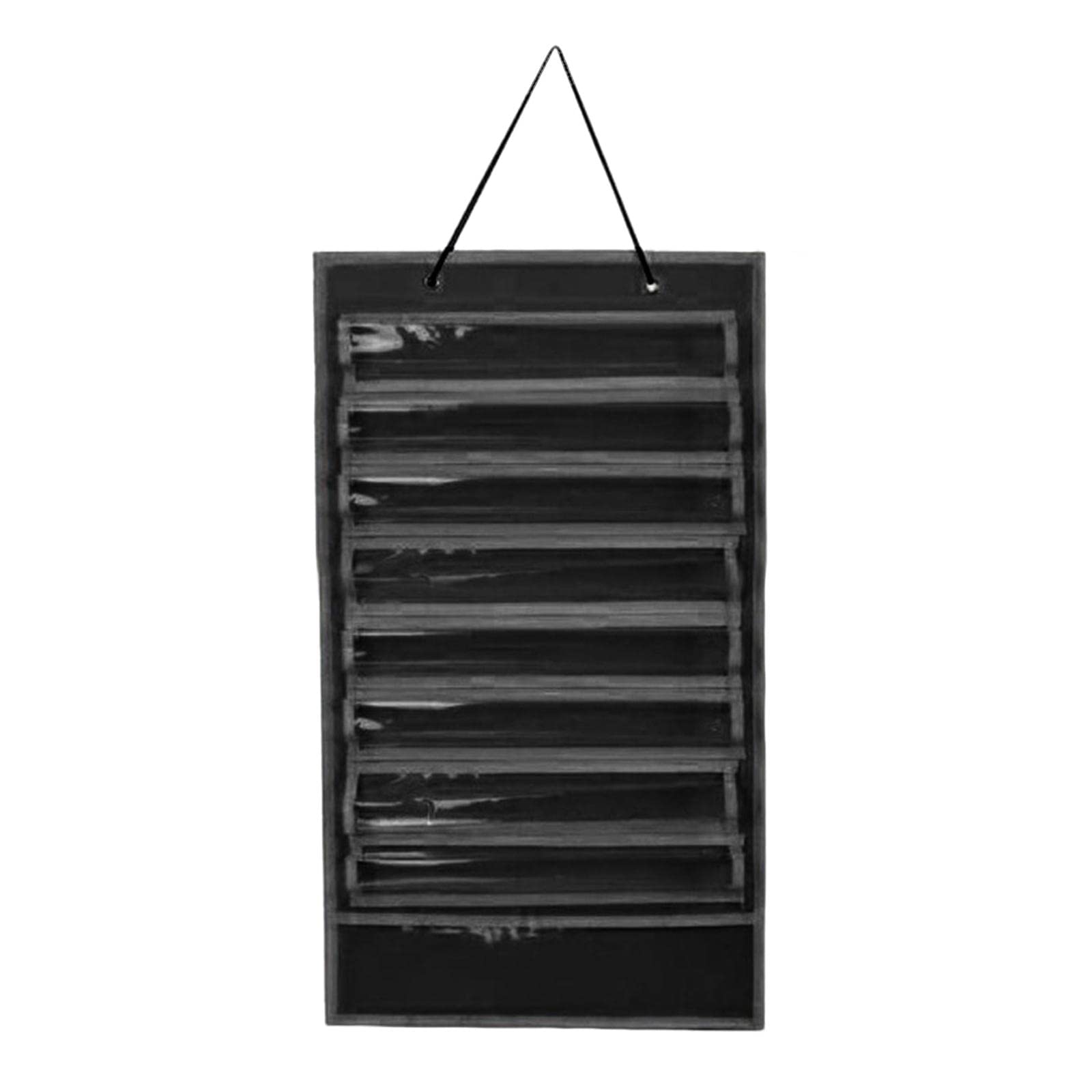 LOVIVER Martial Arts Belt Holder Hanging Display for eight belts, Hold 5 Medals, Taekwondo Belt Dust Proof Storage Roll Bags, Black