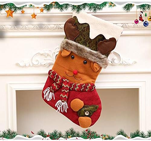 クリスマスソックス 贈り物ソックス 雪だるまのクリスマスプレゼントクリスマスの靴下ギフトバッグ飾られ クリスマスの靴下クリスマスプレゼント サンタクロースの靴下 Color 48cm 25 Off Size 3 24