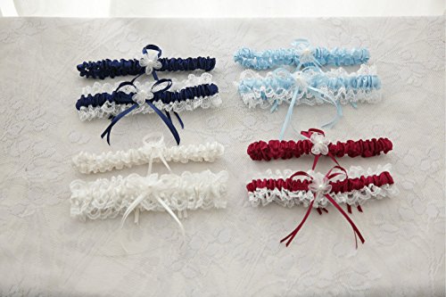 BonusLife-Lace-Wedding-Garter-Set-Prom-Bridal-Gift-Garter-Set