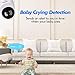Nanny Cam, SV3C Full HD 1080P WiFi IP Camera, Baby Pet Monitor Camera, Pan/Tilt/Zoom, Baby Crying Detection, Smart Motion Detection Alarm & Auto Motion Tracking