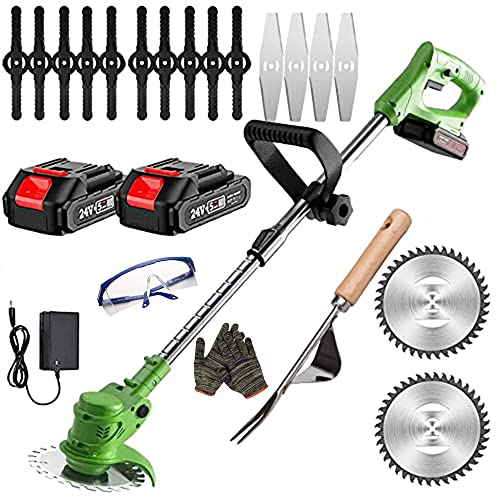 Brush Cutter Electric Weed Eater Cordless, In Lawn Mower Grass