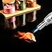 Buluri Culinary Torch,Kitchen Butane Blow Torch Lighter,Adjustable Flame with Safety Lock 1300°C for Cooking,Camping,Kitchen,BBQ(Butane Gas Not Included)