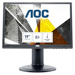 AOC E2270SWHN - 22 Inch FHD Monitor, 60Hz, TN, 5ms, Vesa 100 x 100, Tilt, Multimedia monitor (1920 x 1080 @ 60Hz, TN…
