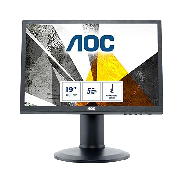 AOC E2270SWHN - 22 Inch FHD Monitor, 60Hz, TN, 5ms, Vesa 100 x 100, Tilt, Multimedia monitor (1920 x 1080 @ 60Hz, TN…