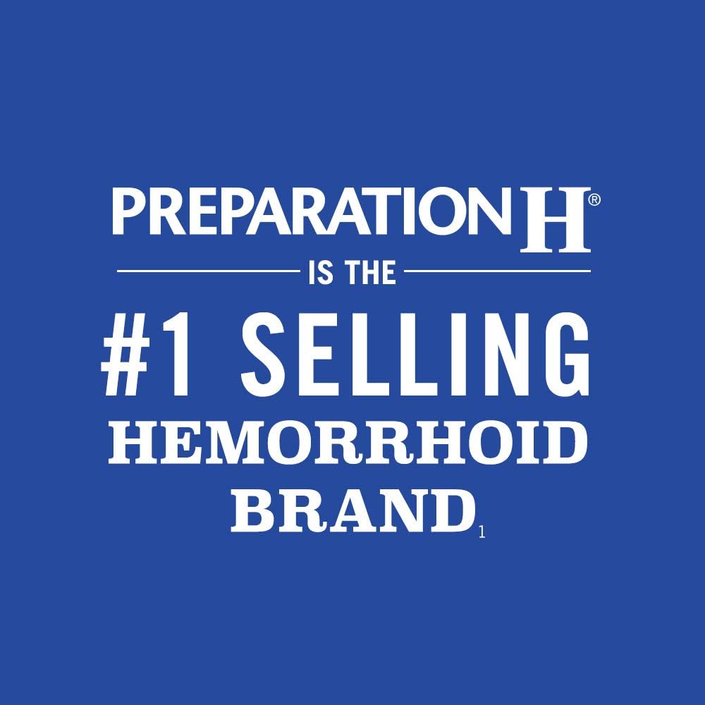 PREPARATION H Hemorrhoid Symptom Treatment Cooling Gel, Fast Discomfort Relief with Vitamin E and Aloe, Tube (0.9 Ounce): Health & Personal Care