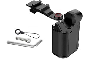 SZZCNOX Side Handle Accessories Kit Compatible with DJI Osmo Action 5 Pro/4/3 Camera, Street Xplorer Grip Kit with Cold Shoe 