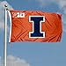 College Flags & Banners Co. Illini Big 10 University Large College Flag