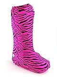 My Recovers Walking Boot Cover for Fracture Boot, Fashion Cover in Pink Zebra, Size Medium, Tall Boot, Made in USA, Orthopedic Products Accessories MD
