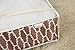 Khandro Zippered Underbed Storage Bag Clothes Blanket Organizer with Clear Window, 6 Inches High