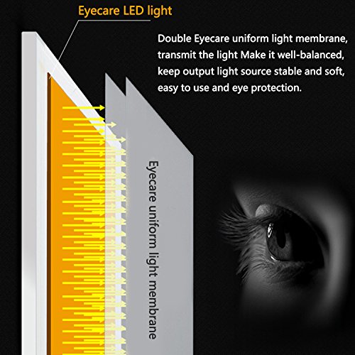image for Led Light Pad Tracer, Portable A4 Lighting Tracing Box Table Adjustabl