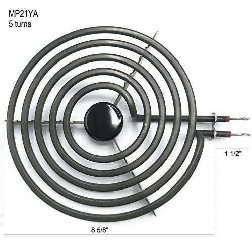 4 Pack MP22YA Electric Range Burner Element Unit Set 2- MP15YA 6.25" 2- MP21YA 8.25"