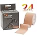 Kinesiology Tape 24/7 Therapeutic Tape for Muscles, Knee, Shoulder & Elbow, Pain Relief, Injury Recovery, Waterproof & Latex Free, 2