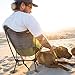 WildHorn Outfitters Terralite Portable Camp/Beach Chair (Supports 350 lbs) with TerraGrip Feet - Olive
