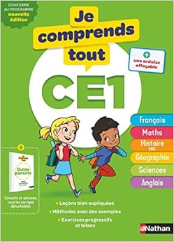 Je comprends tout CE1 - Tout en un (cours + exercices) pour réviser tout le programme du CE1 dans toutes les matières Livres,Livres pour enfants,Formation et références