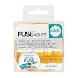 We R Memory Keepers 660862 Fuseables Fringe Tape, 16.5', Yellow
