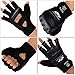 FitsT4 Half Mitts UFC MMA Training Boxing Punch Bag Kickboxing Sparring Grappling Martial Arts Muay Thai Taekwondo Wrist Wraps Support Gloves for Women Men Kids