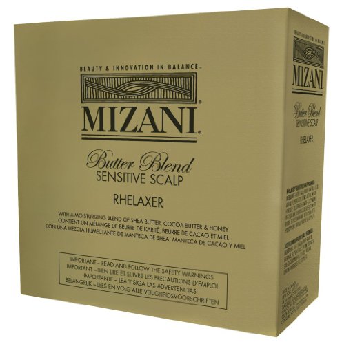 Mizani Butter Blend Sensitive Scalp Rhelaxer Relaxer Kit 4-Count (Pack of 2)