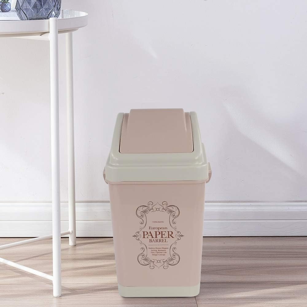 Cubo de Basura Papelera Pequeña Azul Eudokky Papelera de Plástico con