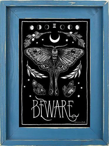 8x12 All Hallows Eve III by Miller, Sara Zieve: Farmhouse Distressed Lagoon 38878