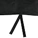 Sunnydaze Firewood Log Hoop Cover - Heavy-Duty Outdoor Weather-Resistant Polyester with PVC Backing - 40-Inch - Black