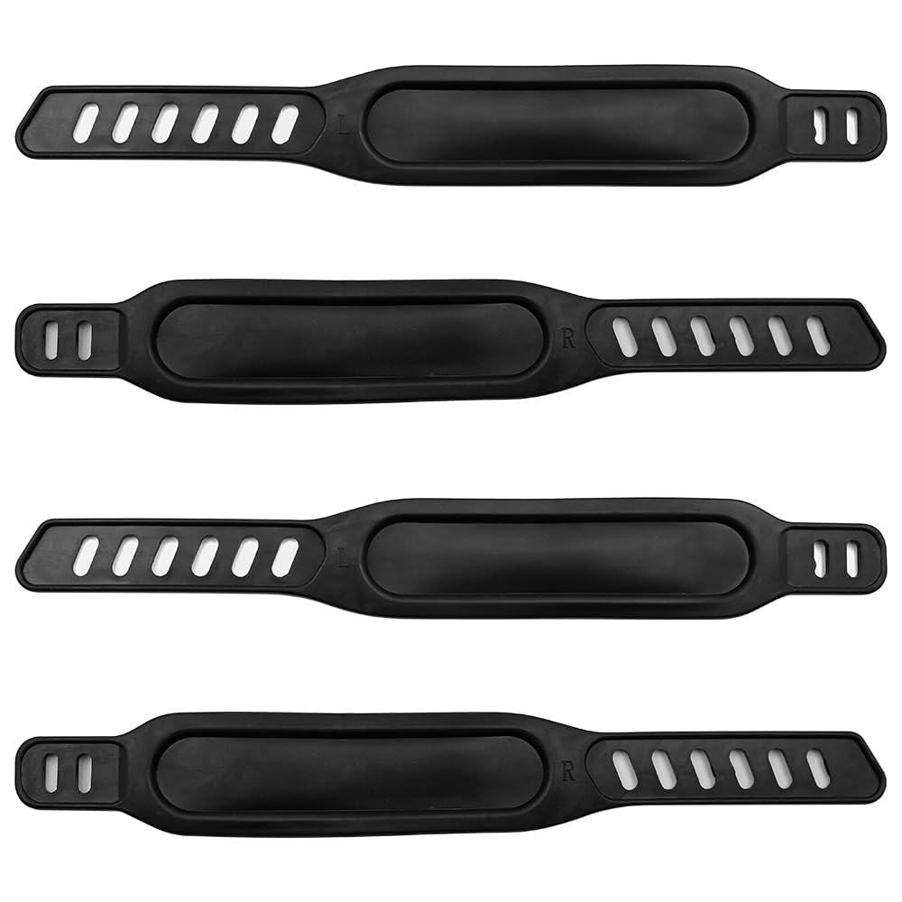 Hsthe Sea Exercise Bike Pedal Straps, 12.01in Heavy Duty Adjustable Length Universal Pedal Strap, and Widened Straps for Spinning Exercise Bike Bicycle Cycle Home or Gym-Pack of 4