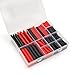SwitchMe 198Pcs 3:1 Heat Shrink Tubing Double-Wall Adhesive Lined Shrink Wrap Tubing Assortment Kit 7 Size 1