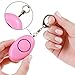 Guard 120dB Personal Alarm with LED flashlight, Self Defense Keychain, survival whistle for Rape/Jogger/Women/Kids/Ederly Emergency ,Pink