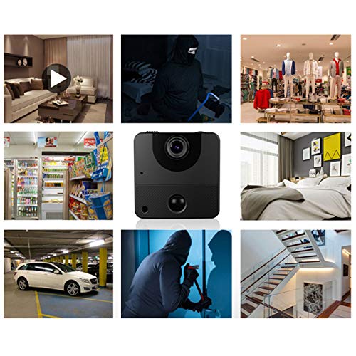 Spy Camera Wireless Hidden Camera Mini WiFi Security Camera 72 Days Standby with PIR Night Vision Motion Activated via iPhone Android app