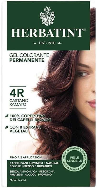 Herbatint 4R Copper Chestnut Permanent Hair Colour Gel 135 ml