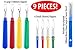 Ultima 9 Piece Colorful Seam Ripper Assortment - 8 Stitch Rippers (4 Large & 4 Small) & One 5.5