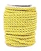 Mandala Crafts Gold Twisted Cord Trim Decorative Rope for Crafts - Braided Gold Rope Trim for Upholstery Cording Handfasting Graduation Cord