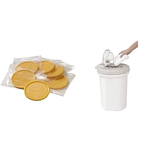 Safety 1st 6 Pack Diaper Pail Deodorizers with Safety 1st Easy Saver Diaper Pail