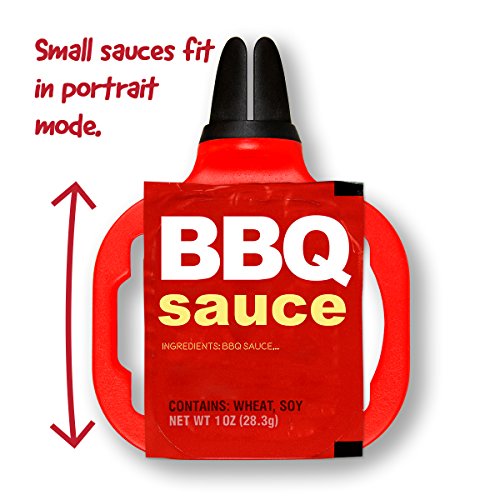 Saucemoto Dip Clip | An in-car sauce holder for ketchup and dipping sauces. As seen on Shark Tank (2 Pack, Gray) - Thumbnail 5